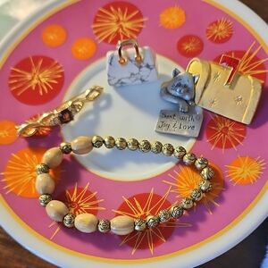 Chic Bracelet and Pin Set